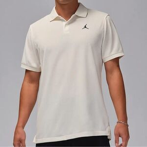 Jordan Sport Dri-Fit Polo White Size Small‎